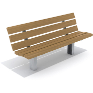 Banc public Djurgården réf 8037005 - Hags