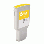 Cartouche d'encre HP 766 Jaune 300ml - Compatible avec HP DesignJet XL 3600 MFP et XL 3600dr MFP