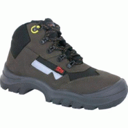 Chaussure de sécurité S3 Alpha - Solidur - Cuir marron, Embout composite, Pointure 43