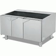 Climahosteleria Meuble de base avec 3 portes 900x570x565h mm EMPTS030 Line 600 Istanbul - EMPTS030