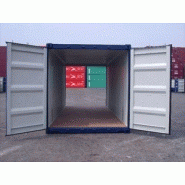 Containers maritimes standards double portes 20'