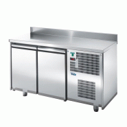 Desserte réfrigérée snack positive avec dosseret Prof.600 2 portes 200L SOFRACOLD Sofraca