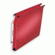 ELBA Boîte de 10 dossiers suspendus Ultimate A4, fond D30, en polypro rouge - 3362949905929