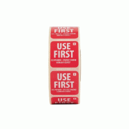 Étiquette Hygiplas 25Mm Use First (1000 pièces) - 848556033048