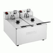 Friteuse électrique à poser - 2 cuves de 3L | Buffalo - CU615