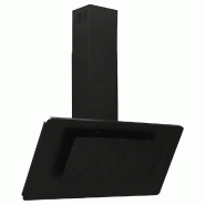 Gogarden Hotte murale 90 cm Acier inoxydable et verre trempé Noir - 8720286661642