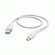 Hama 00201596 Câble USB 1,5 m USB 2.0 USB A USB C Blanc - blanc 00201596