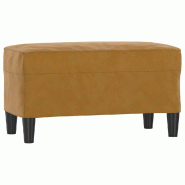 Helloshop26 - Banc banquette marron 70 x 35 x 41 cm velours 02_0010690 - marron polyester 3000588182720