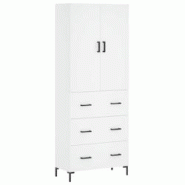 Helloshop26 - Buffet bahut commode armoire meuble de rangement organisateur cuisine salle de séjour salon haut 69,5 x 34 x 180 cm 02_0032649 - 300021 Helloshop26 - Buffet bahut commode armoire meuble de rangement organisateur cuisine salle de séjour salon haut 69,5 x 34 x 180 cm 02_0032649 - 300021
