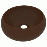 Helloshop26 - Lavabo rond de luxe vasque à poser de toilette lave-mains de salle de bain cuisine vestiaire intérieur 40 x 15 cm 02_0002748 - 3000102 Helloshop26 - Lavabo rond de luxe vasque à poser de toilette lave-mains de salle de bain cuisine vestiaire intérieur 40 x 15 cm 02_0002748 - 3000102