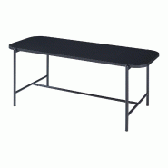 Helloshop26 - Table basse console d'appoint de salon 110 x 50 x 45 cm acier noir 03_0010784 - 3000225407902
