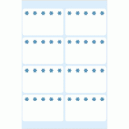 HERMA 56 étiquettes congélation blanches, format 26 x 40 mm (7 feuilles 9x16 / cdt) - 3770