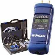 Kit complet ÉtanchÉitÉ des conduites avec manomÈtre wÖhler dc 2000 pro