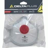 Kit de 2 demi-masques ffp3 a valve - m2fp3v