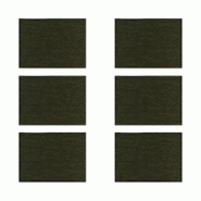Novastyl - Lot 6 Sets De Table Ica 43x30cm En Plastique Effet Cuir Tresse Vert - 3256391045343 Novastyl - Lot 6 Sets De Table Ica 43x30cm En Plastique Effet Cuir Tresse Vert - 3256391045343