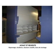 Stockeur rotatif d'occasion à cases - idéal pour documentation technique et bureaux d'études classeurs techniques charge 100 à 500 kg
