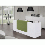 Banque d'accueil droite modèle Z2 - Officity - Vert, Blanc, 326_0