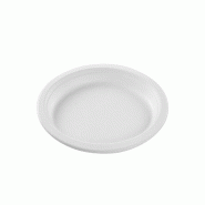Betik Ecoline – 800 unités – Assiette ovale bagasse blanc sans PFAS – 26 x 20 cm - blanc Bagasse 1011121 Betik Ecoline – 800 unités – Assiette ovale bagasse blanc sans PFAS – 26 x 20 cm - blanc Bagasse 1011121