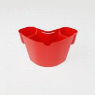 Bibaz Barquette Frite Bazket Réutilisable - rouge plastique polypropylène F001R Bibaz Bibaz Barquette Frite Bazket Réutilisable - rouge plastique polypropylène F001R Bibaz