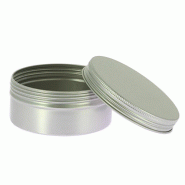 Boite ronde alu gris - Boite ronde alu gris -