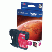 Brother LC-1100HYM Ink Cartridge cartouche d'encre 1 pièce(s) Original Magenta Brother LC-1100HYM Ink Cartridge cartouche d'encre 1 pièce(s) Original Magenta