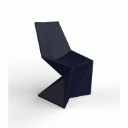 Chaise design in & out VERTEX - bleu