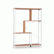 Étagère / séparateur de pièce Kalag Eco blanc/chêne hjh LIVING - blanc multi-matériau 800408 Étagère / séparateur de pièce Kalag Eco blanc/chêne hjh LIVING - blanc multi-matériau 800408