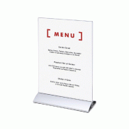 Exposiciónate Porte-Menu A4 Portrait MCHXA4V - transparent plastique 8595578379006