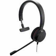Jabra Evolve 20 Casque Avec fil Arceau Bureau/Centre d'appels USB Type-A Noir