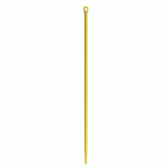 Manche monobloc autoclavable pour usage alimentaire jaune