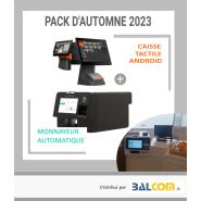 PACK d'automne Monnayeur automatique    Caisse tactile avec mise en service rapide