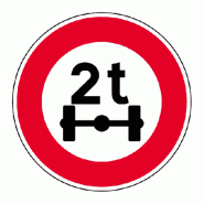 Panneau B13a - Accès interdit