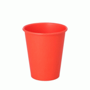 PAPSTAR Gobelets, carton "To Go" 0,2 l Ø 8 cm · 9,2 cm rouge (1000 unités) - rouge papier 37486