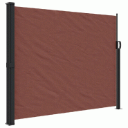 VidaXL Auvent latéral rétractable marron 160x500 cm Modèle Brise Prestige - 4004434