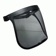 Visière grillagée fixe avec élastique - Protection intégrale pour élagueurs et travaux forestiers
