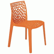 Chaise Jade - Orange / GOLDINOX - orange plastique polypropylène 3701770836482