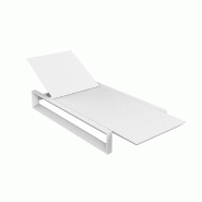 Chaise longue design FRAME - blanc