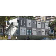 Construction modulaire utilisable en crèche, salle de classe ou lieu d'accueil de malade - Hauteur 2,75m - Algeco - Progress 2