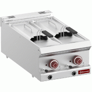 Diamond - Friteuse électrique 2 cuves de 7 litres -Top- - réf. E7/F2V64T-N - inox AKS-E7/F2V64T-N