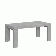 Itamoby Table extensible 90x180/284 cm Roxell Cemento - gris VETAROXELL284-CM