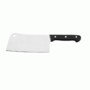 METRO PROFESSIONAL Hachoir Universal knives, acier inoxydable, 18 cm, noir - noir inox 4067373639738