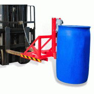 Pince à fûts pour chariot élévateur - 1 fût - 500 kg MW Tools VTGA500