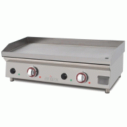 Plancha électrique lisse en ACIER rectifié - L800 | Arilex - 80PERN