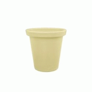 PLAST'UP ROTOMOULAGE Pot de fleurs rond xxl delight 420l - IVOIRE - beige 0637962081633