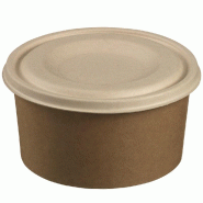 Saladier Ecokraft carton laminé naturel 500ml - par 300