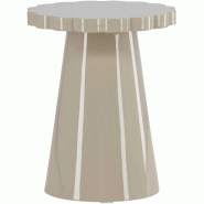 Table d'appoint en MDF Krull 45 x 55 cm Venture Home - beige 7340220846761