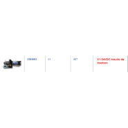 Treuil de traction X1 12V 907kg Référence   X1_1