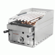 Barbecue en acier inoxydable Maiser B-35X+M avec grille en acier inoxydable - B-35X/M
