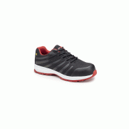 Chaussure de securite basse noir rouge GALAXITE s1p