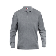 Clique polo ml homme gris chiné 4xl Clique polo ml homme gris chiné 4xl